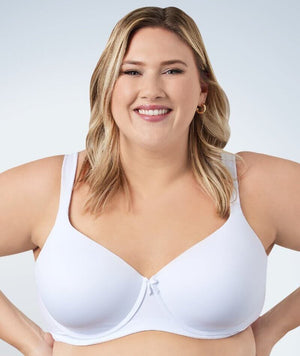 Leading Lady Lightly Padded Underwired T-Shirt Bra - White Bras 