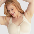 Leading Lady Lillian Back Smoothing Front Close Wire-free Bra - Whisper Nude