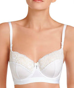 Lovable Castaspell Long Line Bra - White Bras 