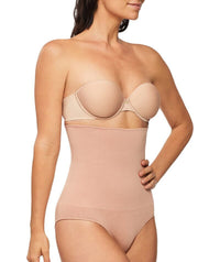 Nancy Ganz Bamboo Essentials High Waisted Brief - Mahogany Shapewear 