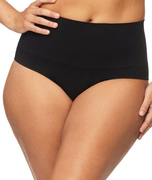 Nancy Ganz Bamboo Essentials Waisted Brief - Black Shapewear 