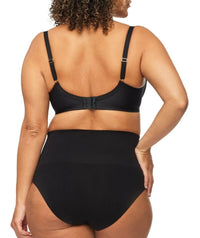 Nancy Ganz Bamboo Essentials Waisted Brief - Black Shapewear 