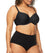 Nancy Ganz Bamboo Essentials Waisted Brief - Black Shapewear 