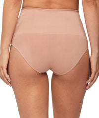 Nancy Ganz Bamboo Essentials Waisted Brief - Mahogany Shapewear 