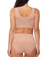 Nancy Ganz Bamboo Essentials Waisted Brief - Mahogany Shapewear 