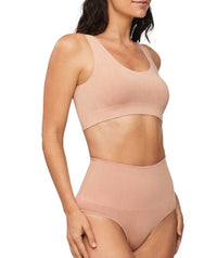 Nancy Ganz Bamboo Essentials Waisted Brief - Mahogany Shapewear 