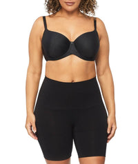 Nancy Ganz Bamboo Essentials Waisted Thigh Shaper Short - Black Shapewear 