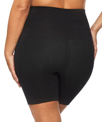 Nancy Ganz Bamboo Essentials Waisted Thigh Shaper Short - Black Shapewear 