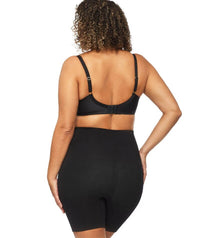 Nancy Ganz Bamboo Essentials Waisted Thigh Shaper Short - Black Shapewear 