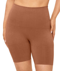 Nancy Ganz Bamboo Essentials Waisted Thigh Shaper Short - Cocoa Shapewear 