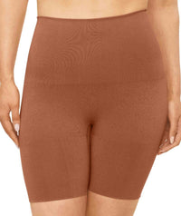 Nancy Ganz Bamboo Essentials Waisted Thigh Shaper Short - Cocoa Shapewear 