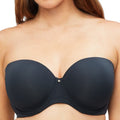 Nancy Ganz Body Define Strapless Full Cup Contour Bra - Black