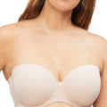 Nancy Ganz Body Define Strapless Full Cup Contour Bra - Warm Taupe