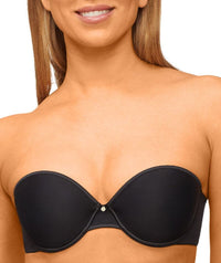 Nancy Ganz Body Light Spacer Strapless Bra - Black Bras 