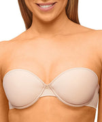 Nancy Ganz Body Light Spacer Strapless Bra - Warm Taupe Bras 