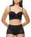 Nancy Ganz Harlequin Strapless Longline Bustier Bra - Black Bras 