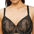 Nancy Ganz Jasmine Contour Full Cup Bra - Black