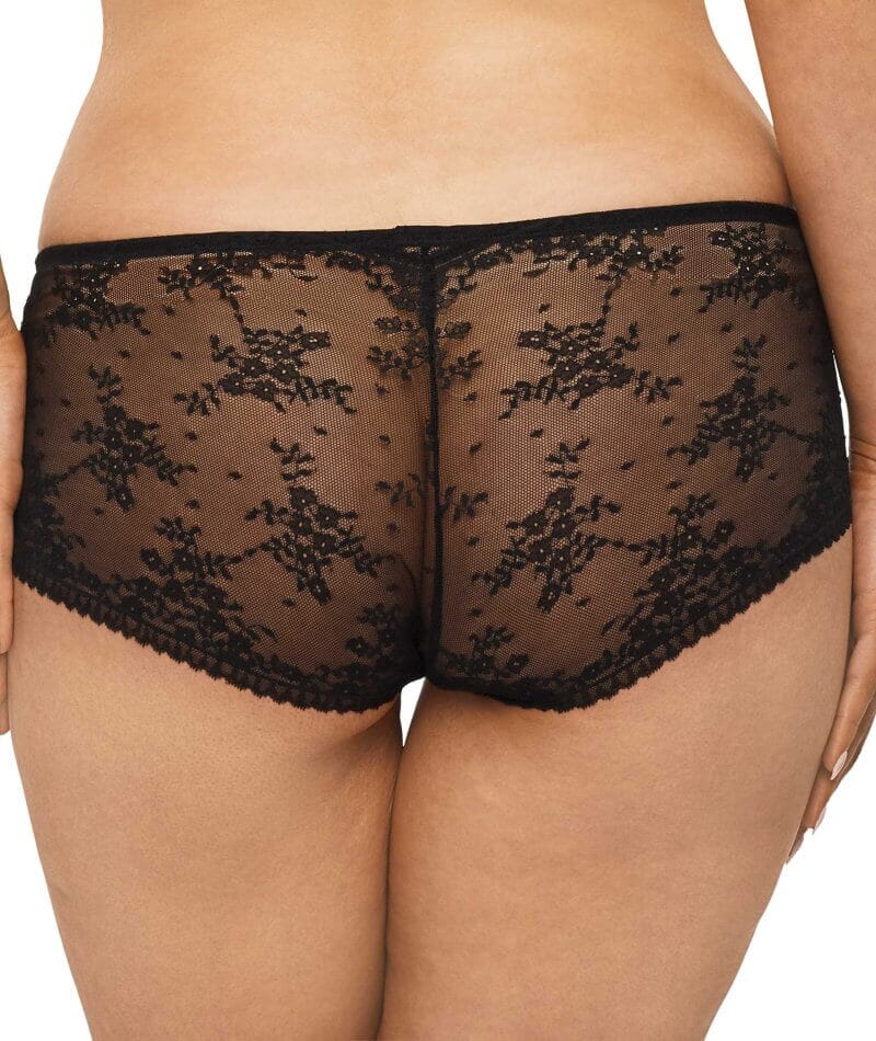 Nancy Ganz Jasmine Midi Brief - Black Knickers 