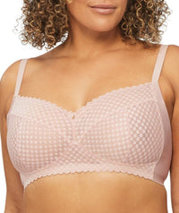 Nancy Ganz Revive Amelia Wire-free Lace Full Cup Bra - Rose Quartz Bras 