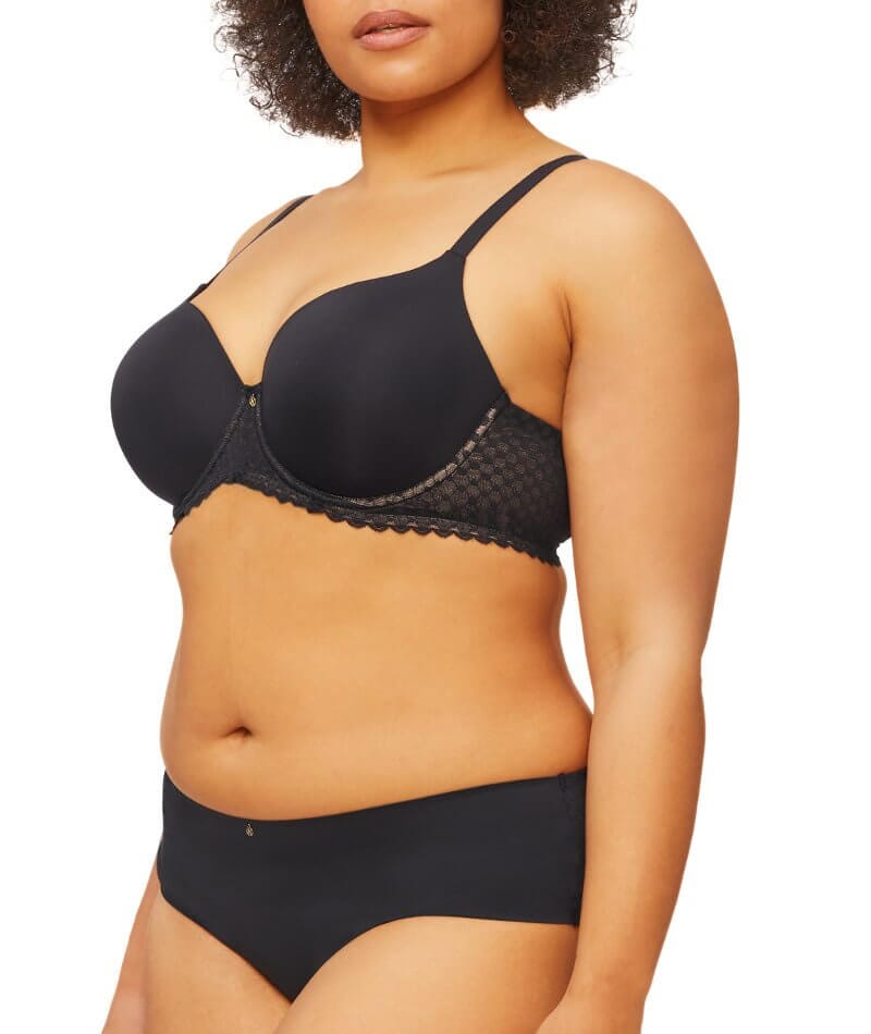 Buy DD-GG Black Recycled Lace Comfort Full Cup Bra 36G | Bras | Argos