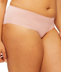 Nancy Ganz Revive Lace Midi Brief - Rose Quartz Knickers 