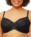 Nancy Ganz Revive Maya Underwire Lace Minimiser Bra - Black Bras 