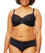 Nancy Ganz Revive Maya Underwire Lace Minimiser Bra - Black Bras 