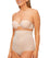 Nancy Ganz Solid & Sheer High Waisted Brief - Warm Taupe Shapewear 