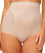 Nancy Ganz Solid & Sheer High Waisted Brief - Warm Taupe Shapewear 