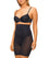 Nancy Ganz Solid & Sheer High Waisted Thigh Shaper - Black Shapewear 