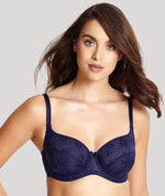 Panache Tango Underwired Plunge Bra - Navy Bras 