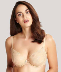 Panache Tango Underwired Plunge Bra - Nude Bras 6D Nude 