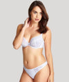 Panache Tango Underwired Plunge Bra - White Bras 