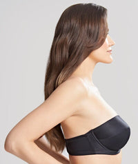 Panache Evie Underwired Strapless Bra - Black Bras 