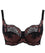 Panache Clara Full Cup Underwire Bra - Black/Fig Bras 