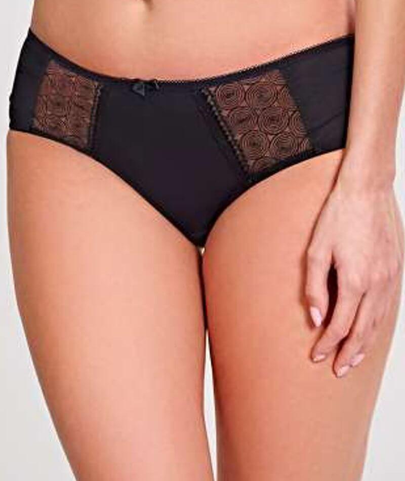 Panache Cari Brief Knickers 10 Black 