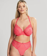 Panache Addison High Waist Brazilian Brief - Paradise Pink Knickers 