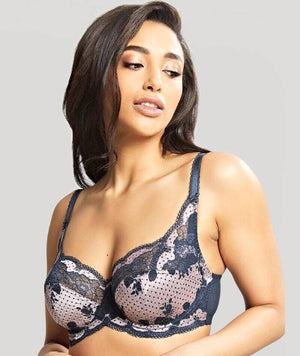 Panache Clara Full Cup Underwired Bra - Navy Pearl Bras 