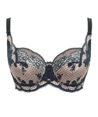 Panache Clara Full Cup Underwired Bra - Navy Pearl Bras 