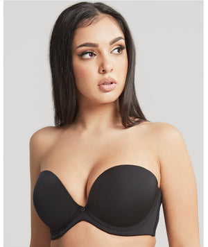 Panache Faith Moulded Strapless Bra - Noir - Curvy