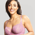 Panache Imogen Underwired Balconnet Bra - Mauve Pink