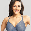 Panache Radiance Moulded Full Cup Underwire Bra - Steel Blue