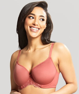 Panache Rocha Moulded Spacer Underwired T-Shirt Bra - Garnet Rose Bras 