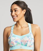 Panache Sport Underwired Racerback Sports Bra - Boho Print Bras 