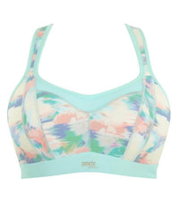 Panache Sport Underwired Racerback Sports Bra - Boho Print Bras 