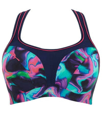 Panache Sport Underwired Sports Bra - Cyber Swirl Bras 