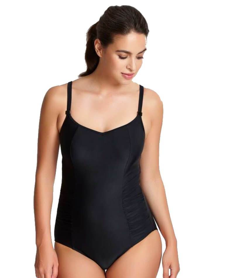 Panache Swim Anya Balconnet One Piece Swimsuit - Black Swim 8DD Black 