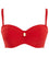 Panache Swim Marianna D-H Cup Bandeau Bikini Top - Crimson Swim 