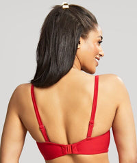 Panache Swim Marianna D-H Cup Bandeau Bikini Top - Crimson Swim 