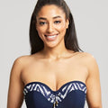 Panache Swimwear Oceana Bandeau Bikini Top - Navy